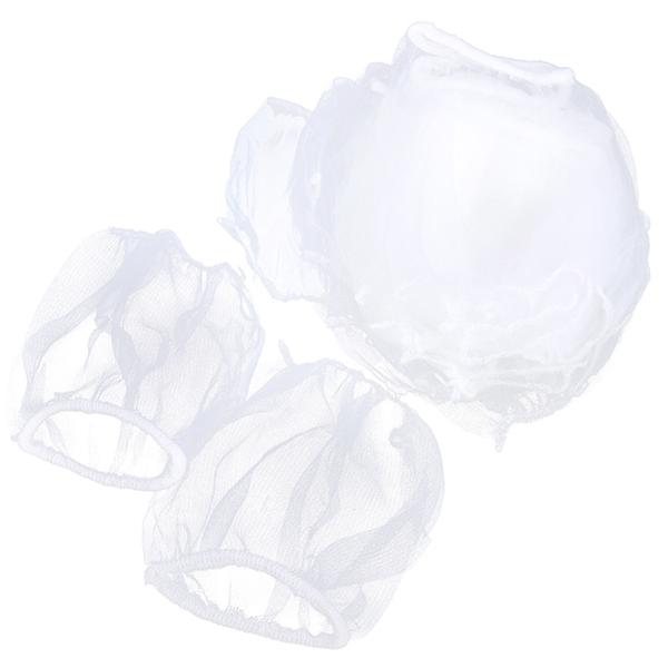 30 stk. Håndvaskfilter Si Strainer Håndvask Mesh Pose Håndvask Strainer Pose Håndvask Net Pose Håndvask Filter Pose Hvid White