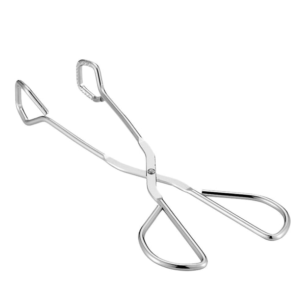 Rustfrit Stål Klips Camping Bbq Klips Bagebrød Klips Udendørs Grill Klips (Lille Størrelse)Sølv24*6cm Silver 24*6cm