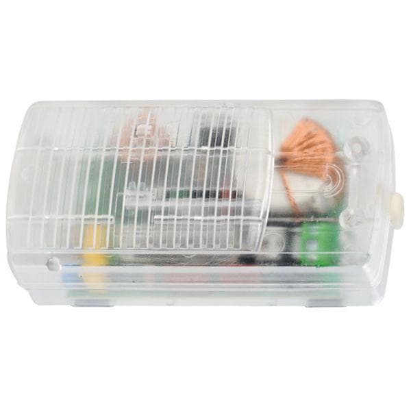 12V Halogen Gulvdimmer med Innebygd Transformator 20-60W, Skyvekontroll med Av/På-bryter, Transparent, for Lavvolt Halogenbelysning