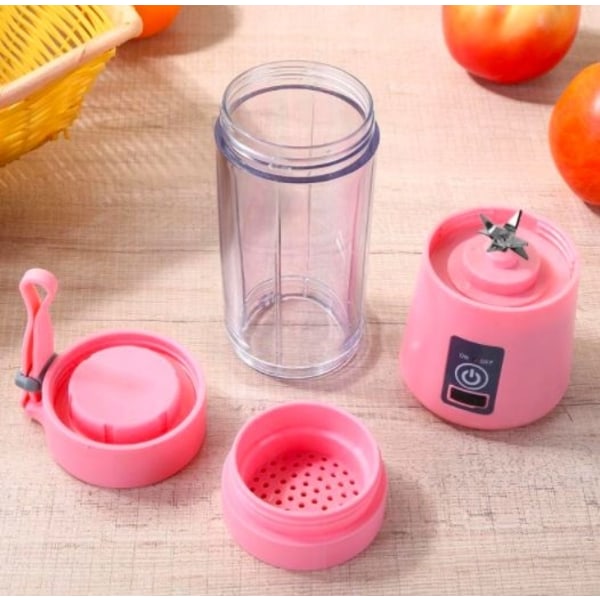 Lille Bærbar Juicer Trådløs USB Elektrisk Blender Juice Kop Hjem Mini Juicer