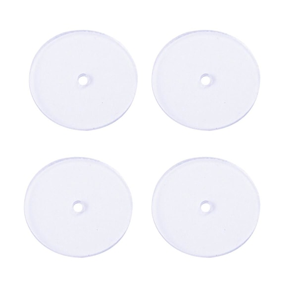 80 Pcs Helix Earrings Women Earring Stabilizer Discs Earring Safety Backs Plastic Discs Earrings Ear