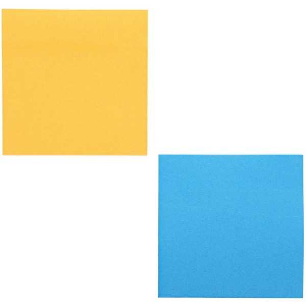 Sticky Notes 3x3, Lyse Fargerike Sticky Pad, 16-pakning, 100 Ark/Pad, Selvklebende Notatblokker (Blandet farger)