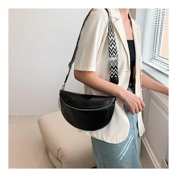 Crossbody-väskor för kvinnor, läder sommar crossbody-väskor med justerbar rem, damhandväskor 2024