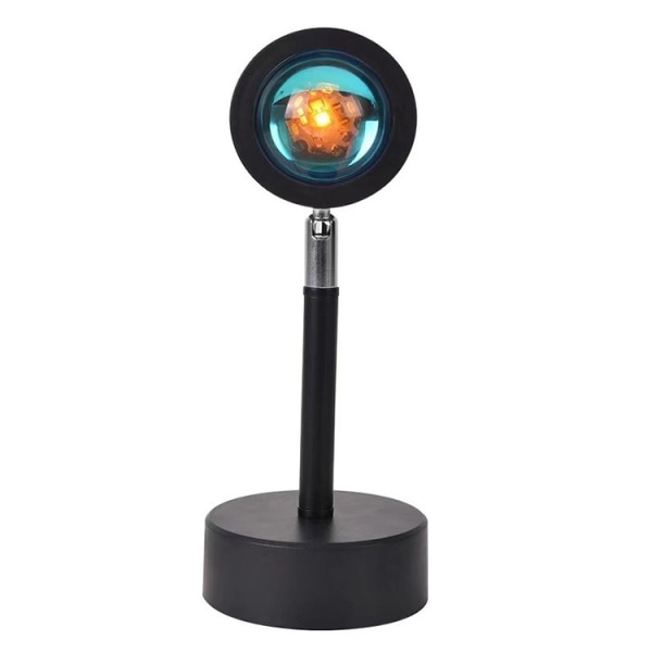 Solnedgangsprosjektorlampe, 180 graders rotasjon Regnbueprojeksjonslampe LED-lys, Solnedgang nattlys projektor for fest soverom dekor