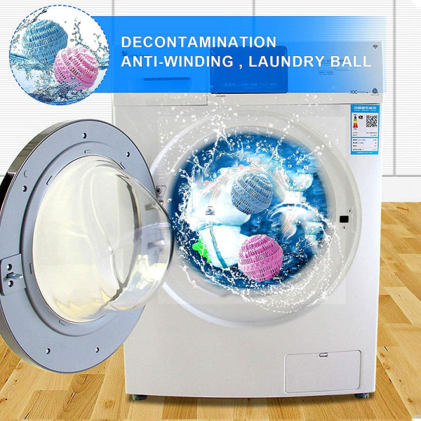 Vaskebolde, genanvendelig miljøvenlig vaskebold, naturlig vaskebold, antibakteriel og holdbar, miljøvenlig kuglevaskebold til vask af Mac