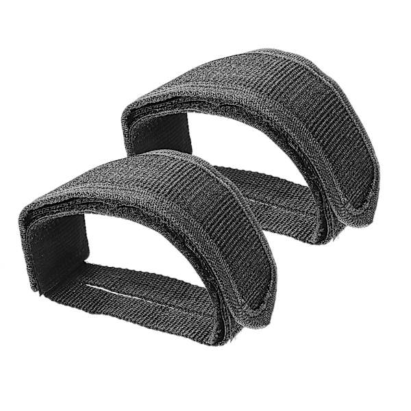 Lasten pyörän tarvikkeet polkimen kenkävaljaat liukastumattomat polkimet maantiepyörän varvaskiinnike liukastumattomat polkimet Black 20X5CM