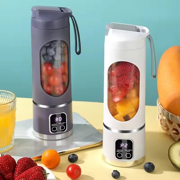 Ny bærbar oppladbar liten juicekopp student hjemme multifunksjonsmaskin juicekopp_xrzi White Color Box