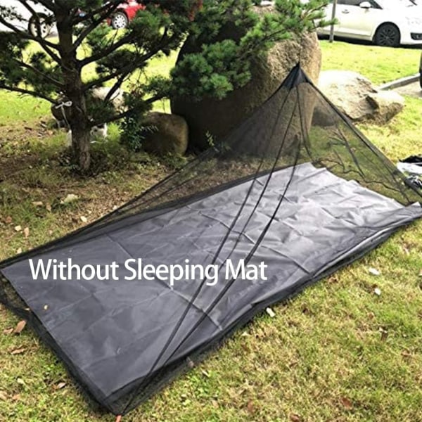 Camping Myggnett Seng Kompakt og Ultralett for Reise, Hull Mesh Netting for Camping og Fotturer, Uten Sovematte