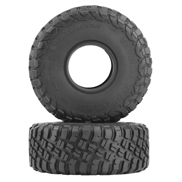 4 st 120mm 1.9 Gummidäck Hjul Däck Kompatibla Med 1/10 RC Crawler Bil Axial Scx10 90046 Axi03007 Traxxas