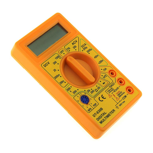 Mini Lomme Digitalt Multimeter Teller Ac/dc Volt Amp Ohm Diode Kontinuitetstester Amperemeter Voltmeter