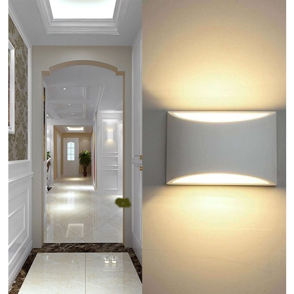 LED væglampe, soveværelse, stuevæglampe, natlampe, moderne og enkel, eksklusiv ren aluminium, søvnvenlig