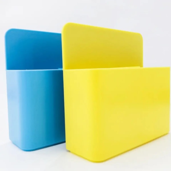 Magnetisk markörhållare för whiteboards/kylskåp/kylskåp/skolskåp/kontor, magnetisk pennhållare Organizer -fäste med anisotropisk magnetplatta, blå