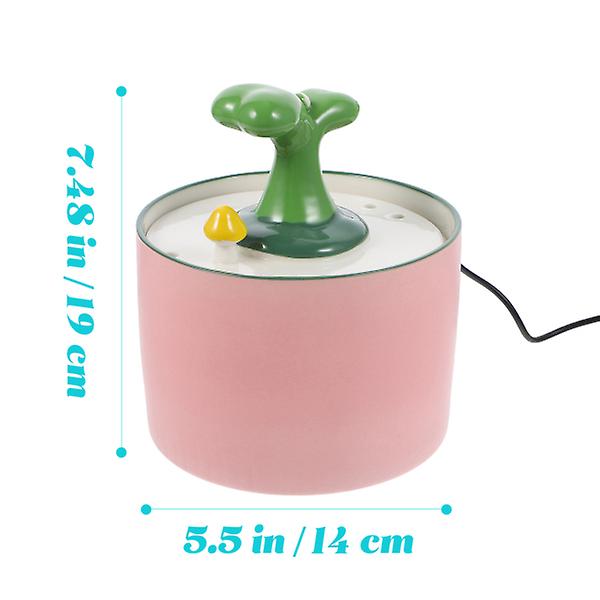 Automatisk Vattenkopp Valp Vatten Dispenser Hund Vattenfontän Hund Dricksfontän Husdjur Drickskopp Green 20X20cm