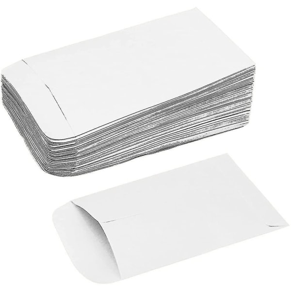 100 stk Små hvide konvolutter, små konvolutter til små hvide 165100mm