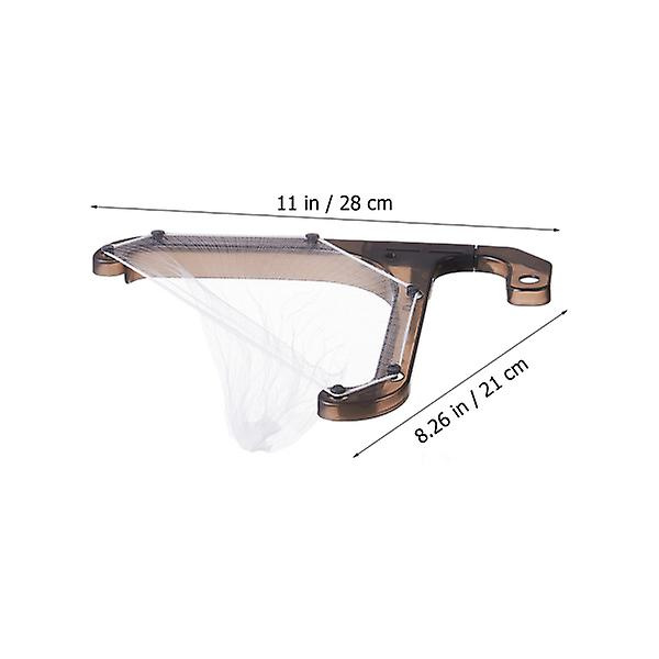 1 Sett Kjøkkenvask Holder Filter Trekantet Vask Avløpsholder Med Vask Fin Nett Mesh BagCoffee28X21 Coffee 28X21CM