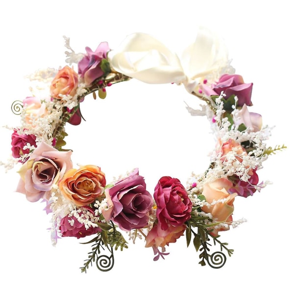 Hair Accessories Women Headband Photo Props Flower Hair Hoop Womens Headband Flower Headdress Bride