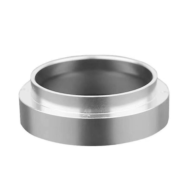 58 mm Espresso doseringstratt, rostfritt stål kaffedoseringsring (1 st, silver)