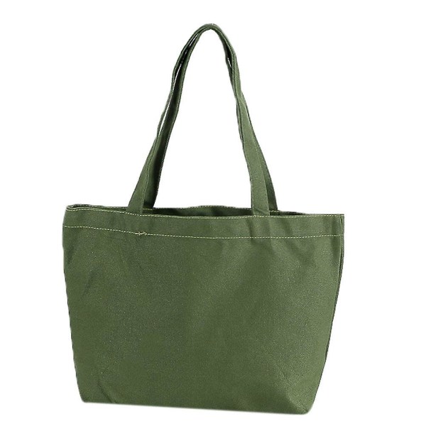 1 kpl Olkapussi Säilytyspussi Vapaa-ajan Laukku Kannettava Ostoskassi Päivittäiseen Käyttöön Vihreä 40X26CM Green 40X26CM