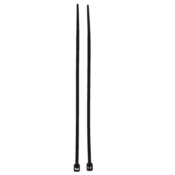 2000 stk. Nylon Kabelbinder Emballage Elektrisk Kabelbinder Sort 10cm Lang
