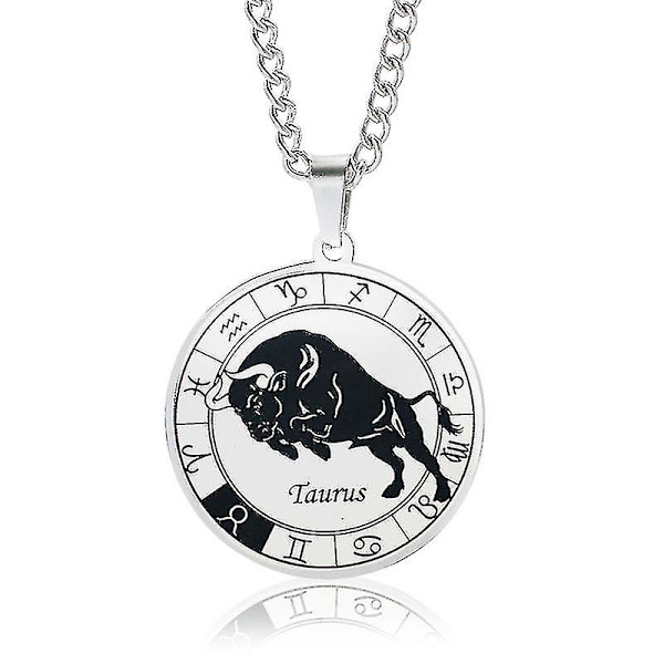 Stjernebilledhalskæder 12 Stjernebilledvedhæng Halskæder Piger Gave Taurus Taurus