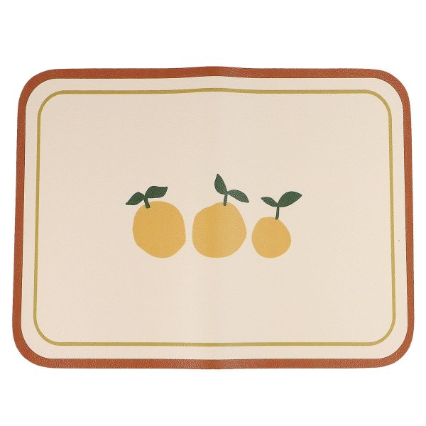 Retro Bordmåtte Isolering Bordmåtte - Tre Appelsiner 40cm