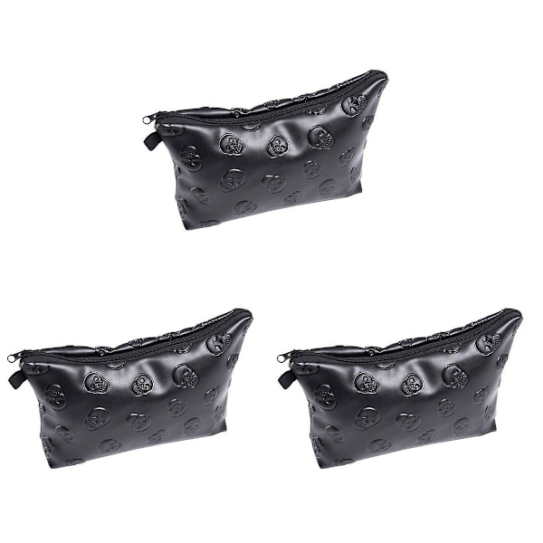 3-pack Multifunktionell Holografisk Bärbar Vattentät Reseväska Toalettsakväska Kosmetisk Sminkväska 3pcs