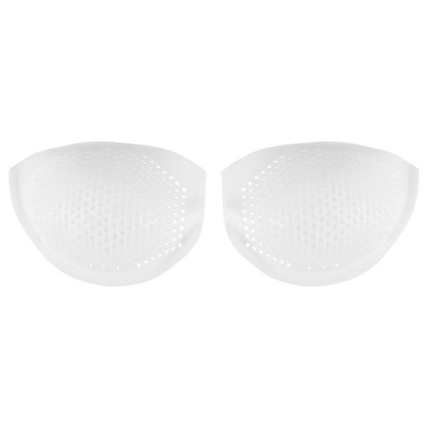1 Par Silikon BH-Indlæg Puder Åndbare Brystforstørrende Indlæg Til Bikini Hvid 13X10.5X2CM White 13X10.5X2CM