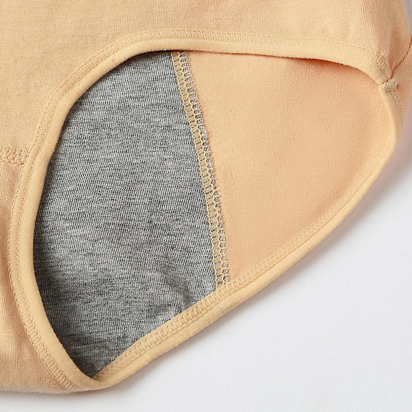 2-pack Fysiologiska Byxor Läcksäkra Mensationsunderkläder Periodtrosor Spets Hälsa Sömlösa Kalsonger Fo L