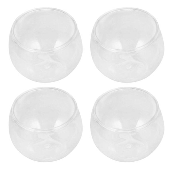 12 stk 75 ml Enkle Cupcakes Kopper Dessert Kopper Gjenbrukbare Drikk Kopper (gjennomsiktig)transparent5c5c4.5cm transparent 5c5c4.5cm