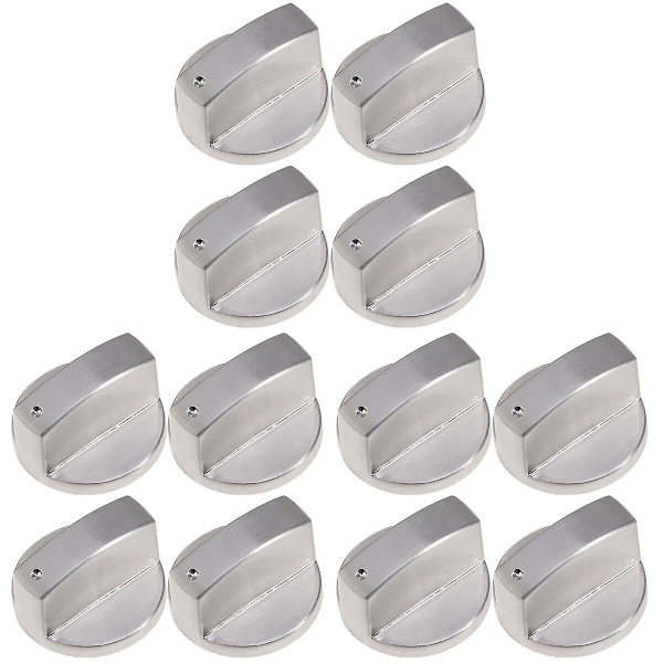 12 st Gas Spis Vred Knapp Rotationsvred Höger Vinkel 0 Brännare Kontrollknapp 12 st 4X2.5CM 12 pcs 4X2.5CM