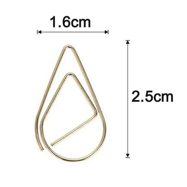 100 kpl Paper Clips, Kestävät ja Ruostumattomat Paperiliittimet
