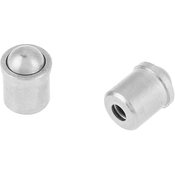 Kuleplunger, Kuleplungersett i rustfritt stål Gjenget fjærbelastet kulelås Kulefjærplunger Kroppstilbehørssett Verktøysett (10 stk, Sølv)