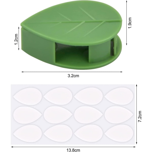 30 st Klängväxtstödsklämmor Självhäftande Växtklämmor Väggväxtupphängare Växtstödshållare Klämma Väggdekoration