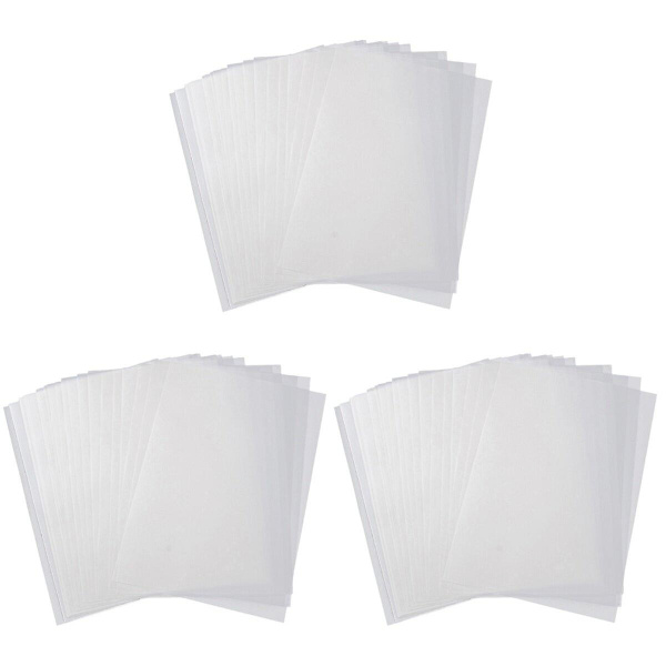 360 stk. A4 Sporpapir Pergamentpapir Design Skitsepapir Transparent Sporpapir (transparent) 360 pcs 29.7*21cm