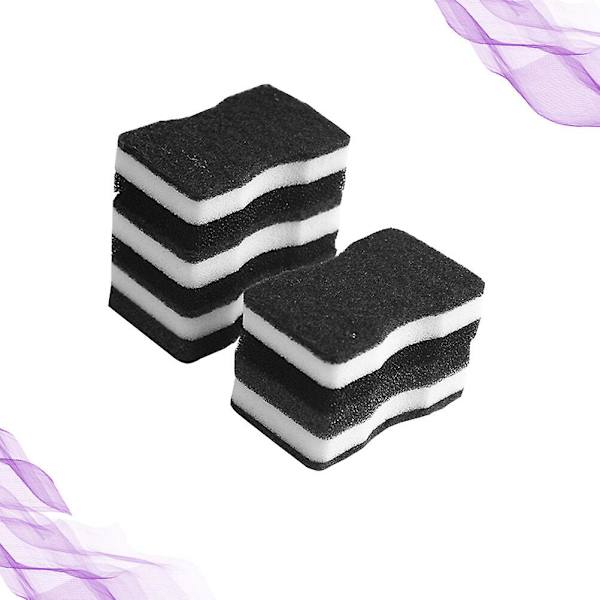 5 kpl Kaksoispuolinen Astianpesusieni Keittiön Hankauslevy Sieni Hankaaja Puhdistuslevy (ohut vyötärö)11 11x7x3.5cm