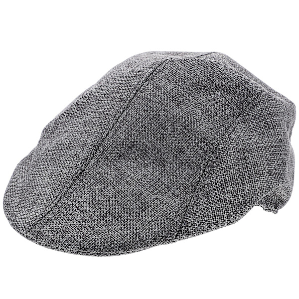 Mode Casual Artist Painter Flat Beret Caps Män Justerbar Flat Hat (mörkgrå) Mörkgrå Dark Grey