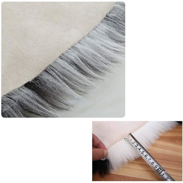 Plysj Teppe i Kunstig Pels, Imitert Saueskinn, Ultramyk, Silky Shaggy Teppe for Stue, Soverom, Buet Vindu, Koala Koala