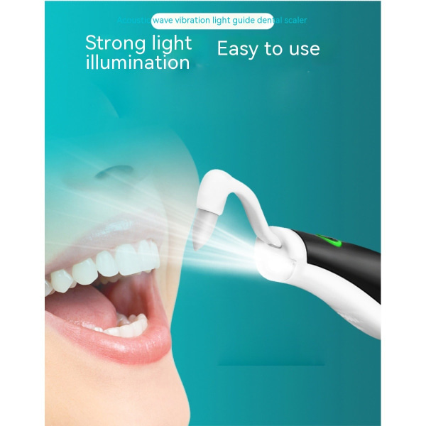 Electric Acoustic Wave Dental Tandbørste Gear Vibration Tooth Cleaner Tandbørste