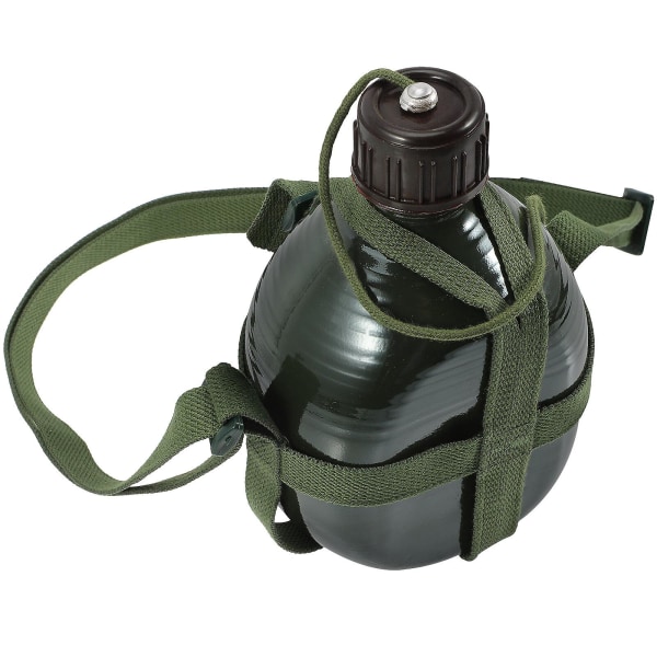 Camping Vandkoger Bærbar Vandflaske Udendørs Vandret Vandbeholder (1,2l) Grøn 18,5x12cm Green 18.5x12cm