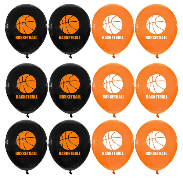20 st Orange Dekor Basketball Ballong Födelsedagsdekorationer Ballonger Temafest BallongAsorterad Färg12tum Assorted Color 12inch