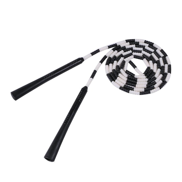 Färgade Pärlor Träningsrep Barn Hopprep Barn Hopprep Träningshopprep Svart 1 st Black 1PCS