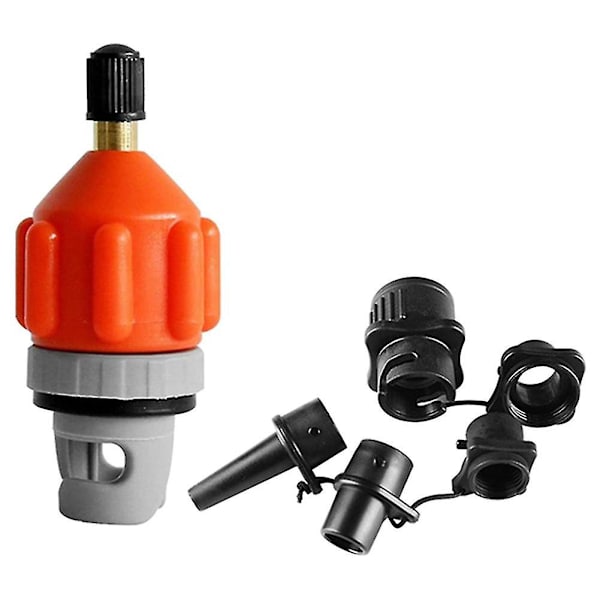 Luftventil Adapter Roning Luftpumpe Konverter Nylon Kajak, Orange