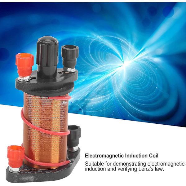 Demonstrations Primär Sekundär Spole Fysisk Elektromagnetisk Induktionsspole För Fysiskt Experiment (1st, Brun Röd)