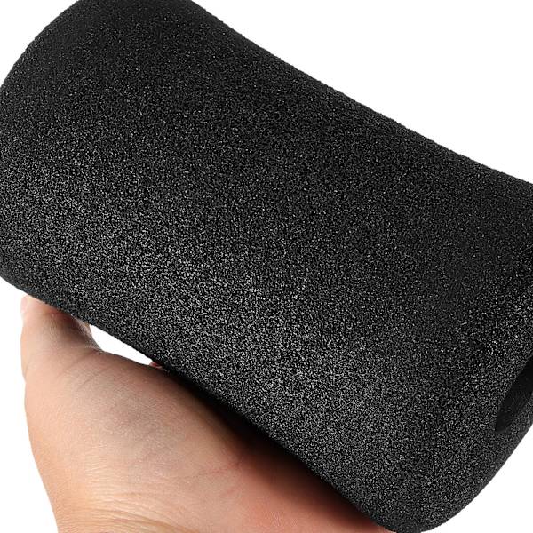 2 stk. Praktiske Gym-Reservedele Buffer Rør Puder Praktiske Buffer Rør Dæksler Sort 13,5x7,5cm Black 13.5x7.5cm