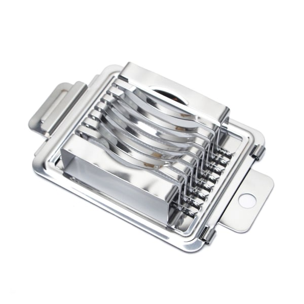 Egg Slicer Heavy Duty Egg Cutter Multi-function Splitter Slicer Stainless Steel Wire Egg Slicer Mushroom Tomato Cutting Egg Slicer Silver Egg Cutter(1