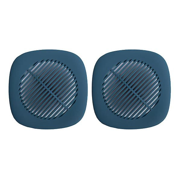 2 kpl Silikoninen Hiustenkerääjä Viemärireiän Suodatin Suodatin Pesualtaan Viemäri Suodatin Kylpyhuoneeseen Keittiöön (punainen)Dar Dark Blue 14X14cm