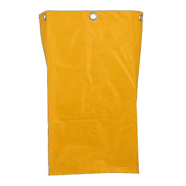 Rengjøringsvogn Rengjøringsverktøy Vanntett Vogn Oppbevaringspose 40x28x69cm Gul Shibaod
