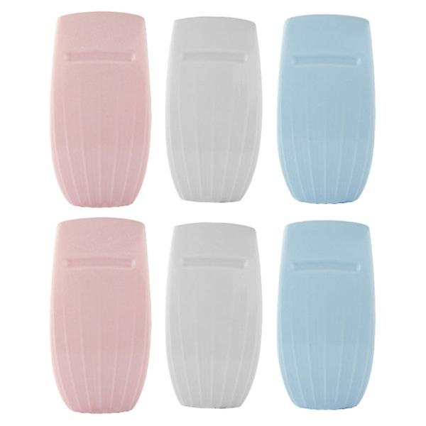 6 kpl Koti Peittopidikkeet Ilman Neulaa Liukumattomat Jäljettömät Vuodevaatteiden Kiinnikkeet Sekalaiset Värit 6.3X3CM Assorted Color 6.3X3CM