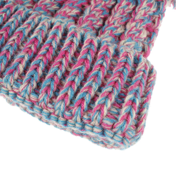 Baby Girl Hattar Stickad Beanie Baby Vinterhatt Söt Baby Pom Pom Beanies Hatt för Flickor Pojkar Tjock Varm Toddler Hatt, 1-5 År Gammal, 1st (Gul Blå Rosa)