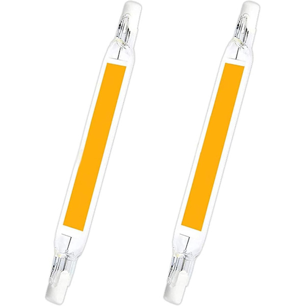 R7s LED Pære 118mm 10W Lineær Halogen Pære 2 stk LED Cob R7s Pærer Spotlight Pærer Dobbelt Endet J118 Spotlight Til Have Landskab Garage